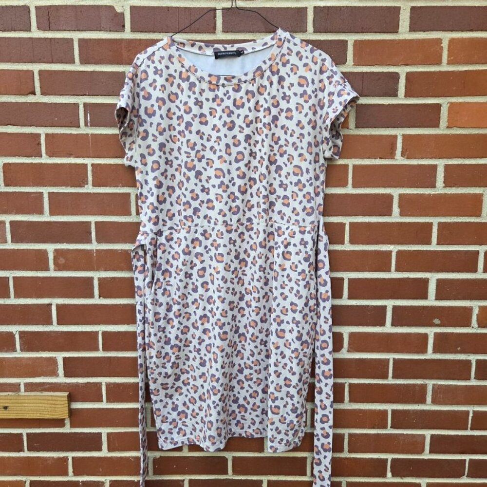Cheetah Print Dress by Merokeety - Size L